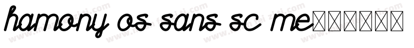 hamony os sans sc me字体转换